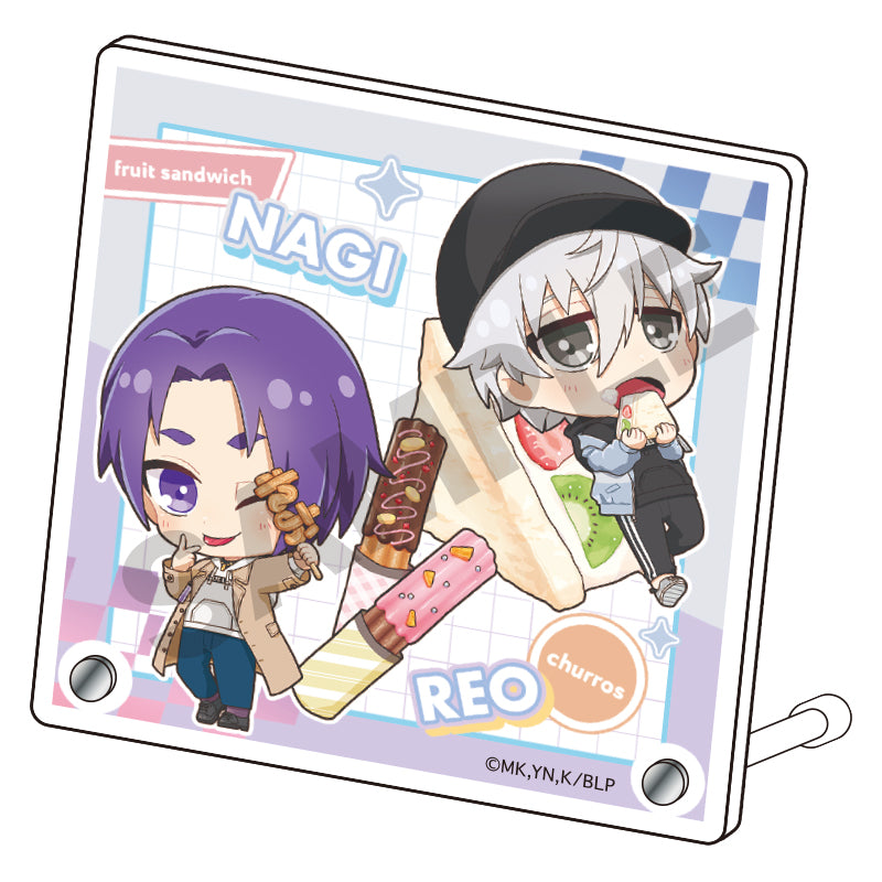 ブルーロック_ミニアクリルパネル 御影玲王&凪誠士郎 きゃらペコパーカー