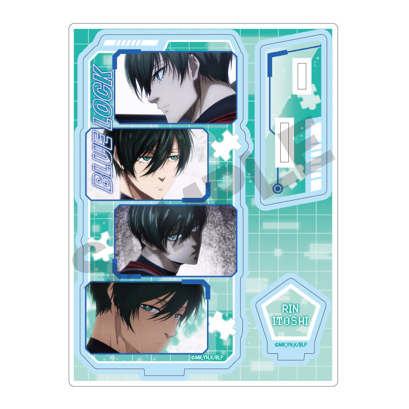 ブルーロック_アクリルスタンド 糸師凛 場面写サイバー