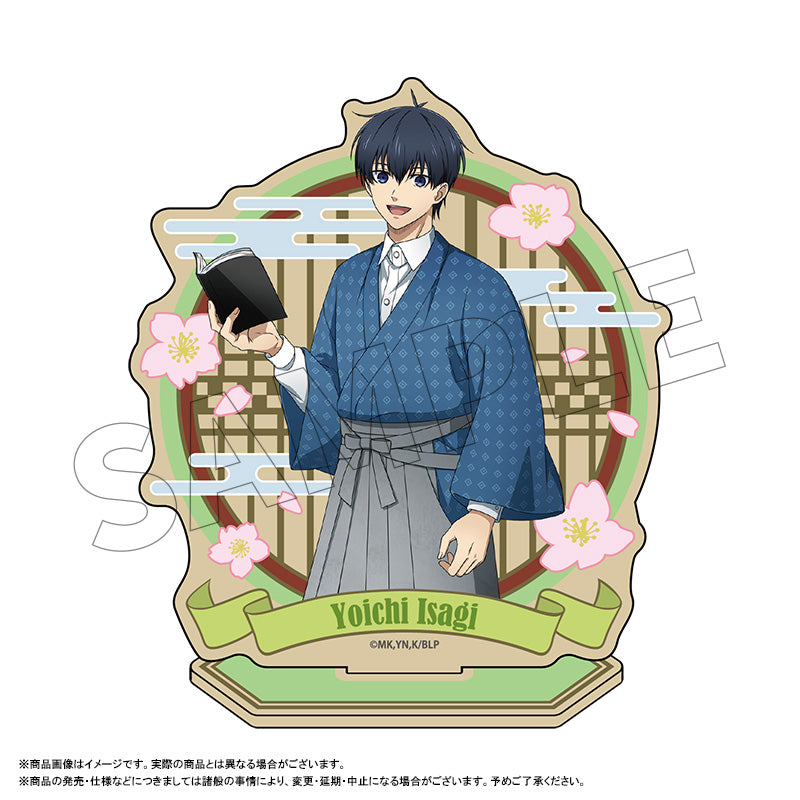 ブルーロック_レトロモダン 木製スタンド 潔 世一