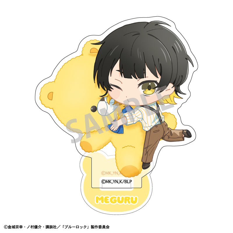 ブルーロック_ミニアクリルスタンド_蜂楽 廻_テディベア描き起こし