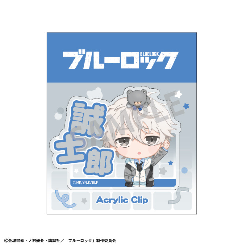 ブルーロック_アクリルクリップ_凪 誠士郎_テディベア描き起こし