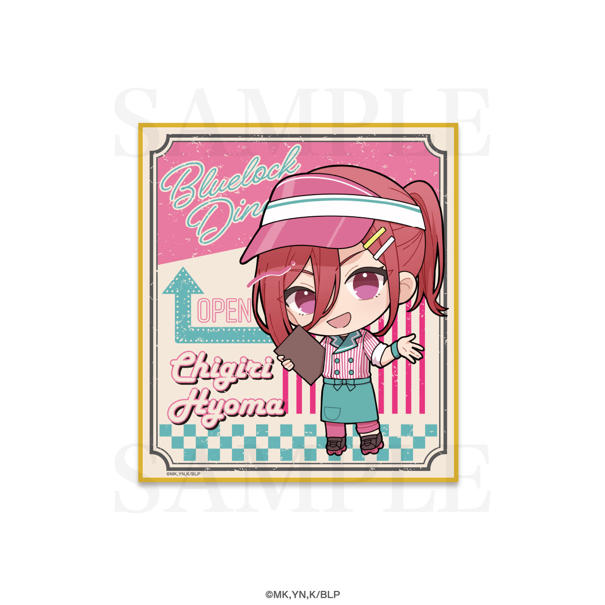 ブルーロック_BLUE LOCK DINERミニ色紙 / 千切豹馬