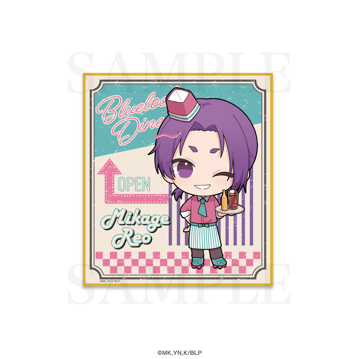 ブルーロック_BLUE LOCK DINERミニ色紙 / 御影玲王