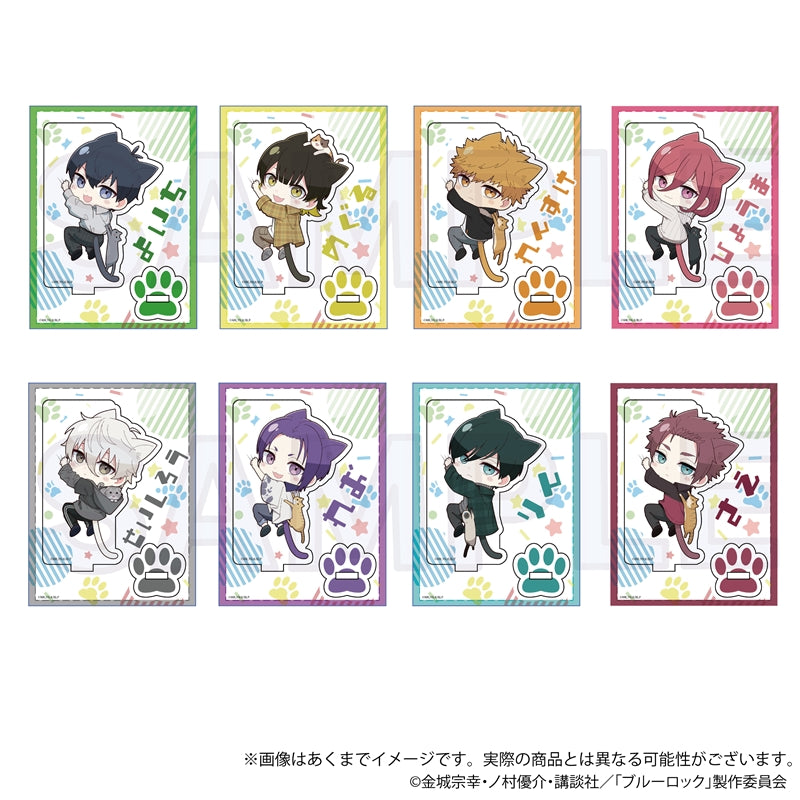 ブルーロック_ミニキャラスタンド ひっつきにゃんver. 潔 世一