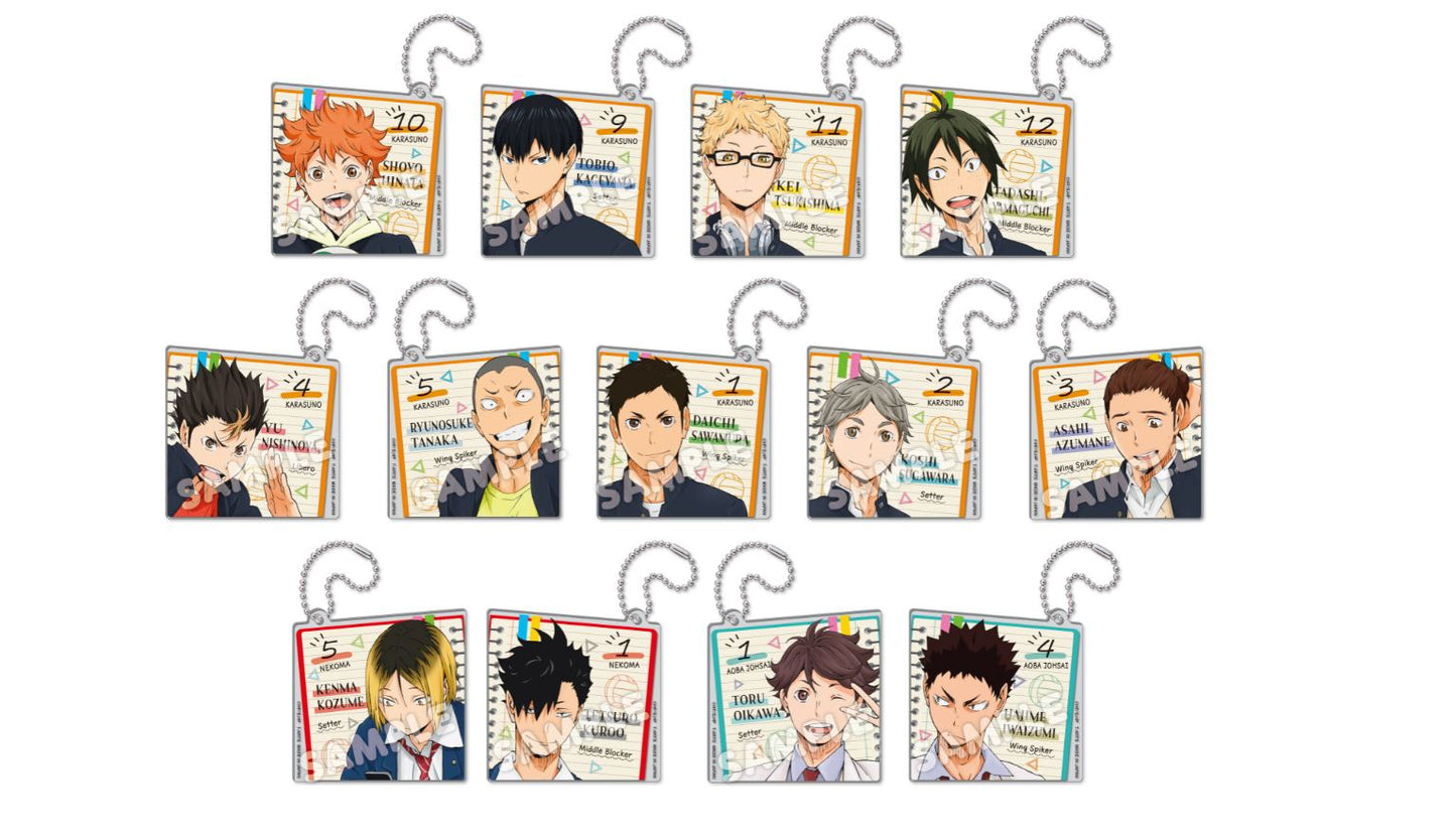 ハイキュー!!_制服 デコレートアクリルキーホルダー【BOX】