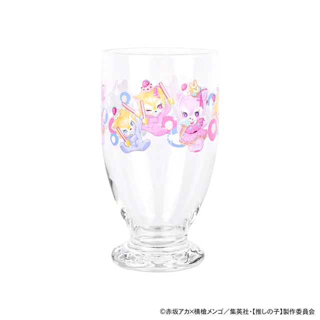 【推しの子】_MAKIコラボ アデリアレトロ台付グラス(アイ・アクア・ルビー)