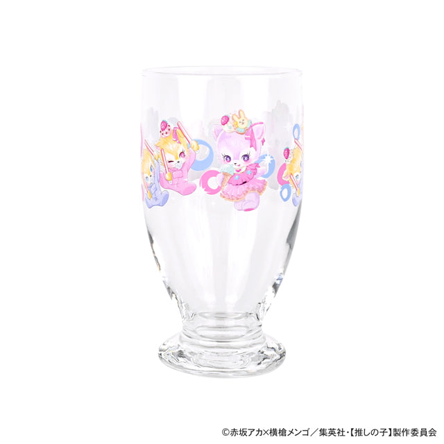 【推しの子】_MAKIコラボ アデリアレトロ台付グラス(アイ・アクア・ルビー)