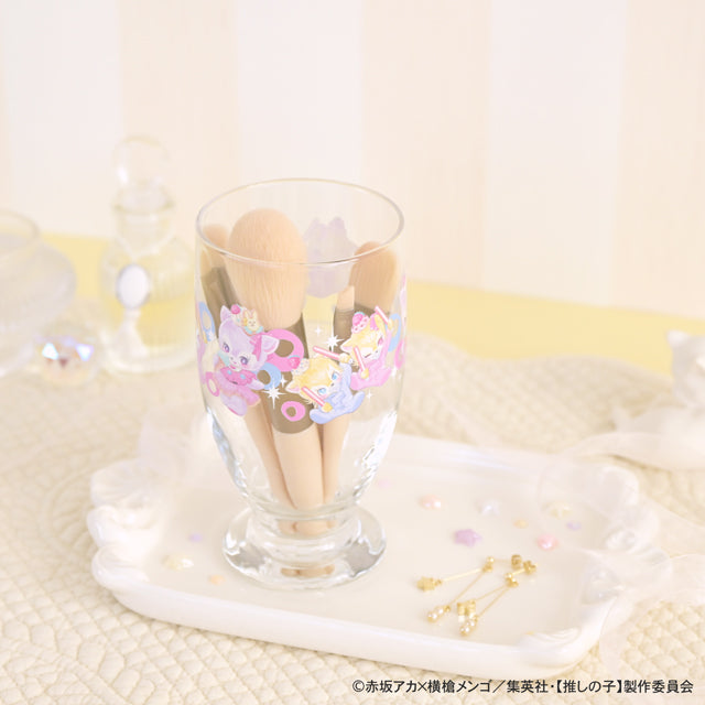 【推しの子】_MAKIコラボ アデリアレトロ台付グラス(アイ・アクア・ルビー)