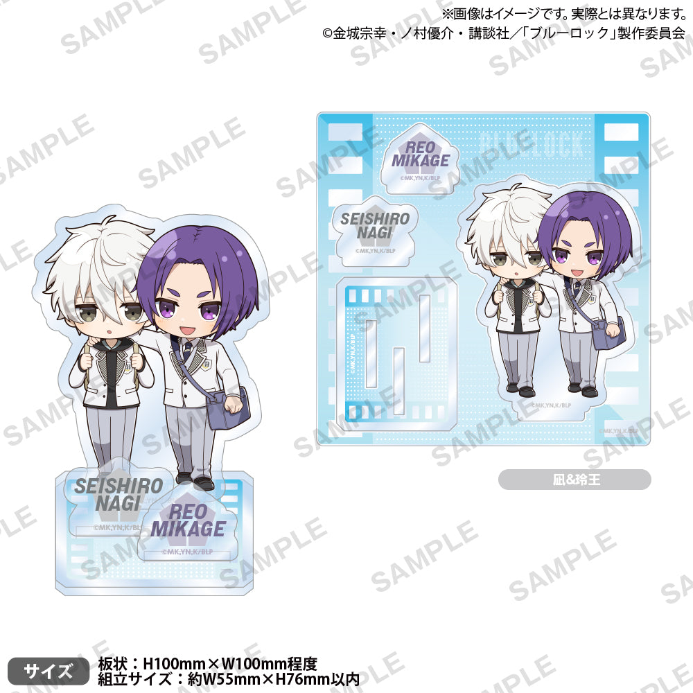 ブルーロック_ジオラマアクリルスタンド 凪&玲王