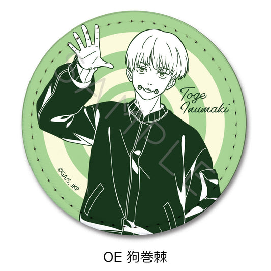 呪術廻戦 2期_第3弾 レザーバッジ(丸形) OE 狗巻棘