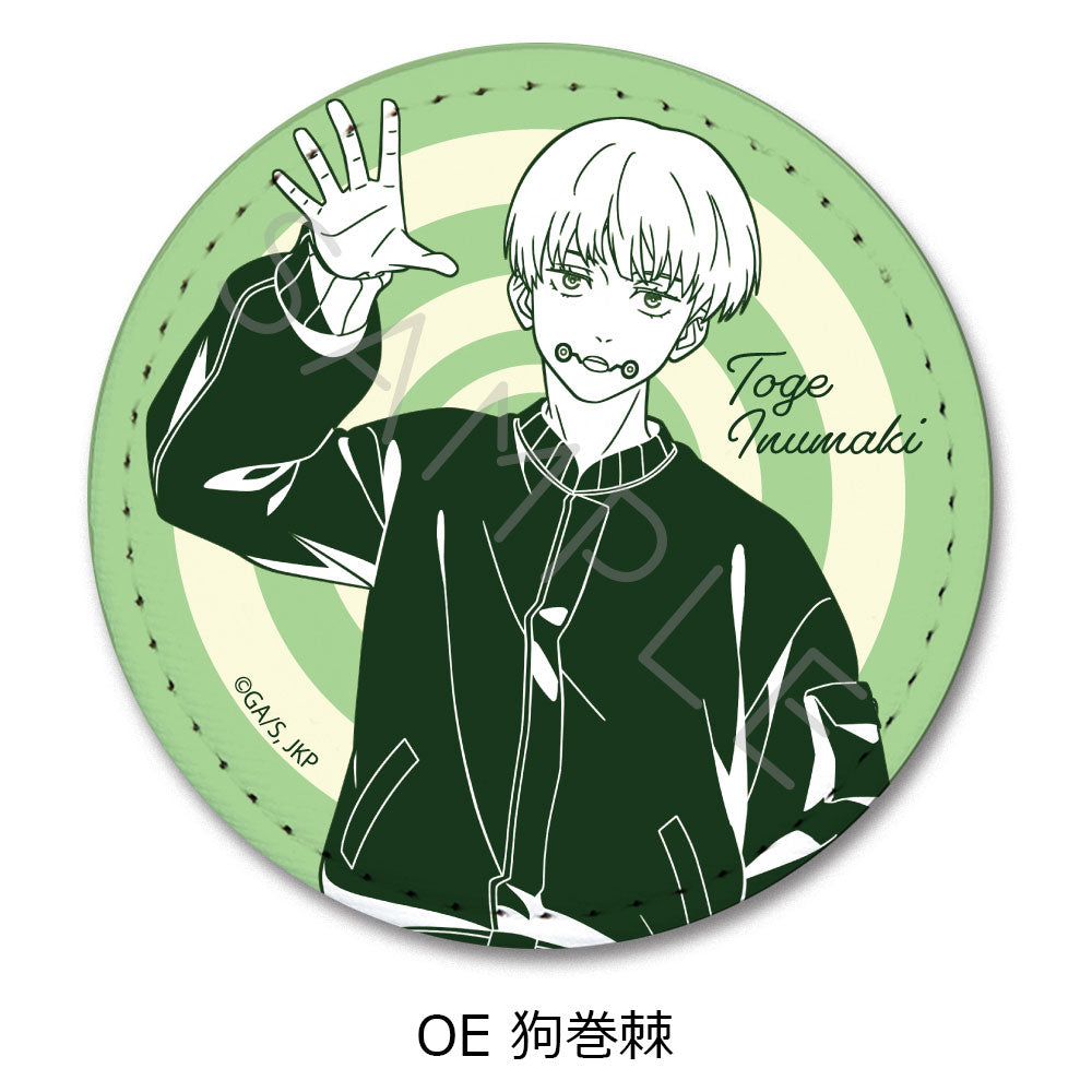 呪術廻戦 2期_第3弾 レザーバッジ(丸形) OE 狗巻棘