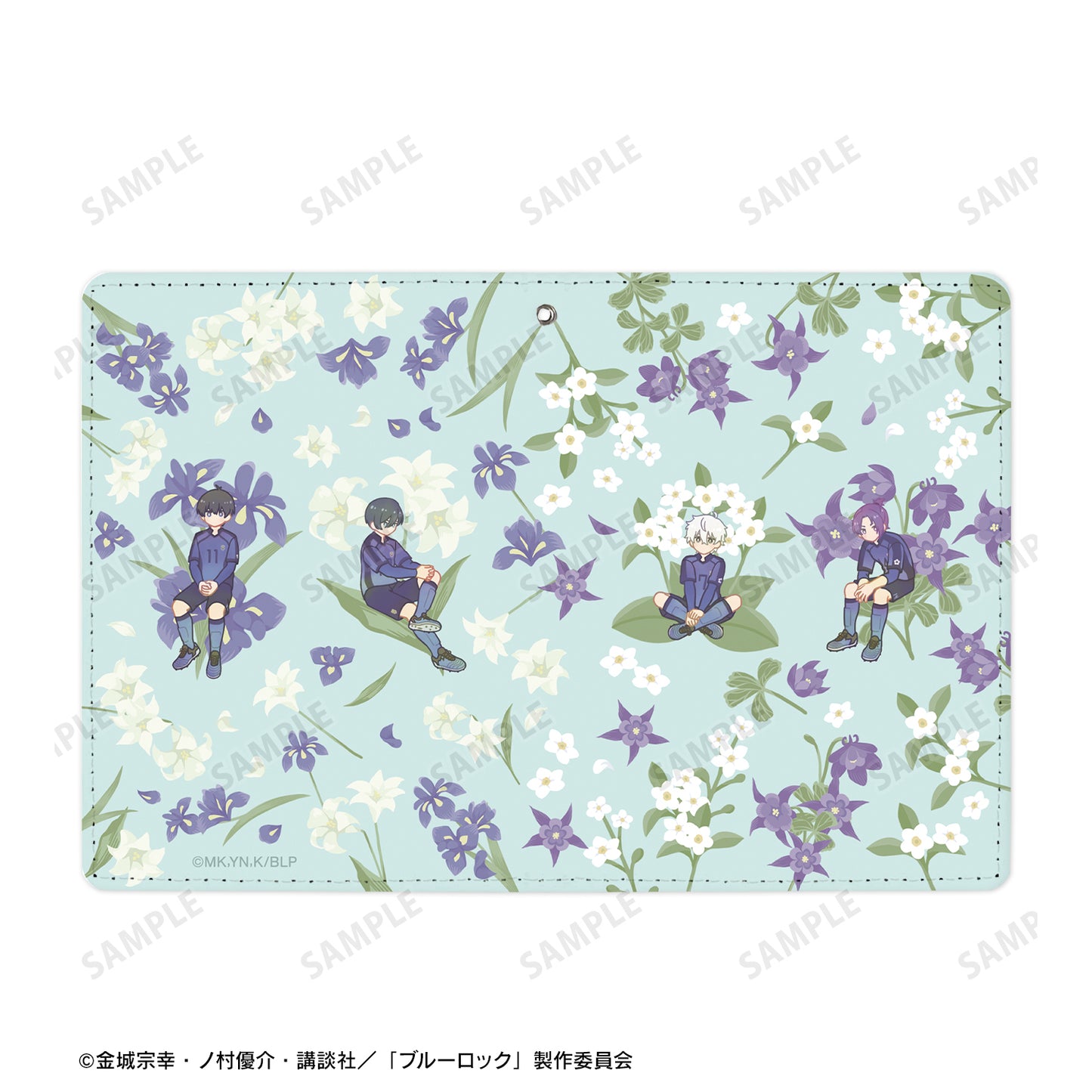 ブルーロック_潔 世一&凪 誠士郎&御影 玲王&糸師 凛 Botania 4ポケットパスケース