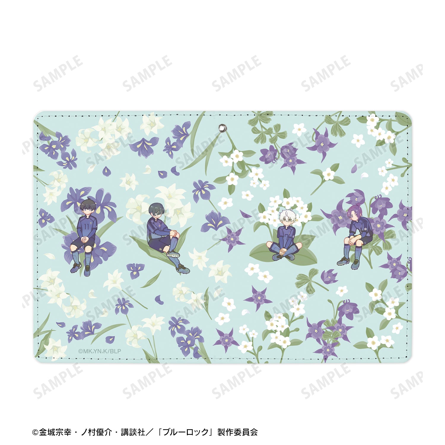 ブルーロック_潔 世一&凪 誠士郎&御影 玲王&糸師 凛 Botania 4ポケットパスケース