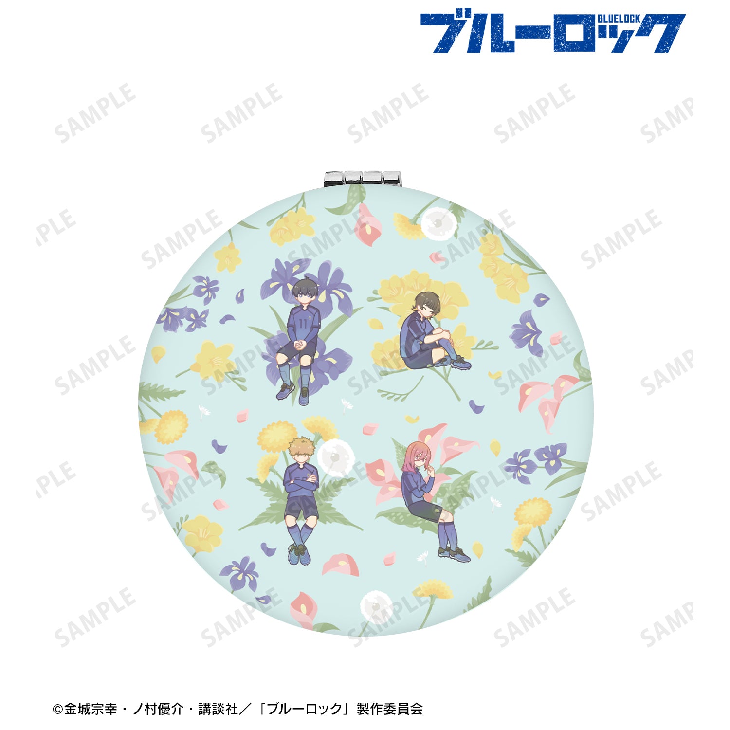 ブルーロック_潔 世一&蜂楽 廻&國神 錬介&千切 豹馬 Botania 折りたたみミラー