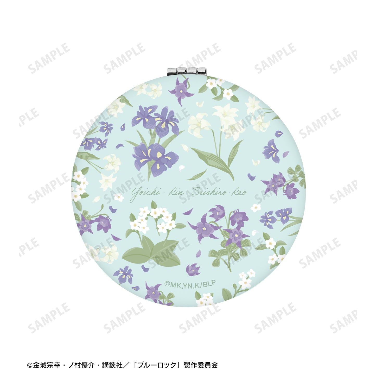 ブルーロック_潔 世一&凪 誠士郎&御影 玲王&糸師 凛 Botania 折りたたみミラー