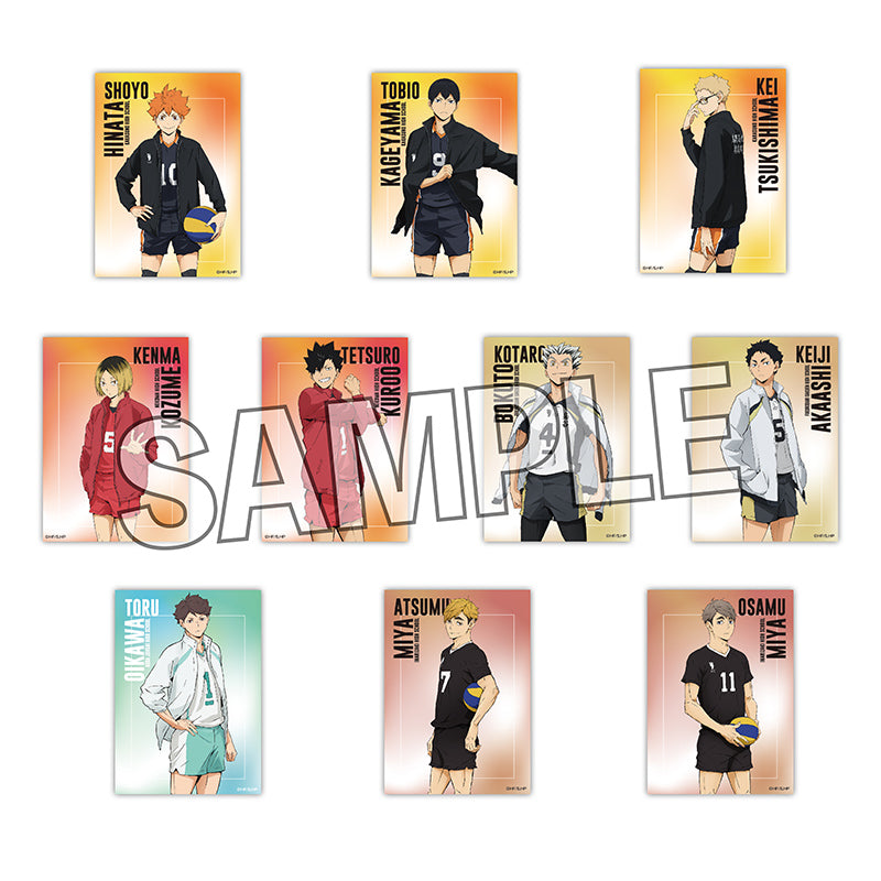 ハイキュー!!_トレーディングホロステッカー ユニフォーム BOX