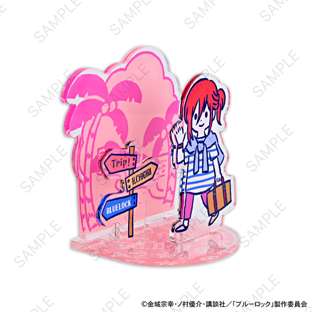 ブルーロック_ビィズニィズ アクリルジオラマ(千切 豹馬)