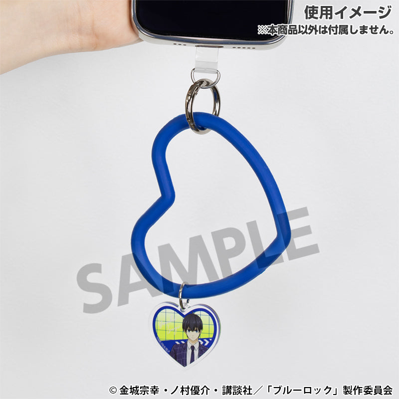 ブルーロック_描き下ろしチャーム付きスマホシリコンリング 潔世一