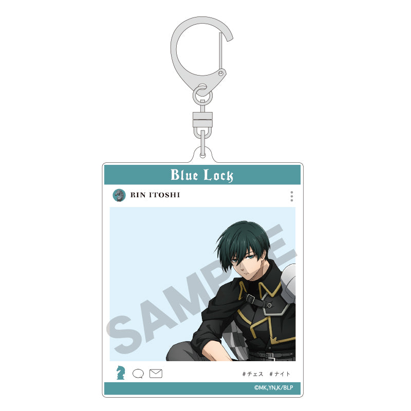 ブルーロック_SNS風アクリルキーホルダー 糸師凛 チェス