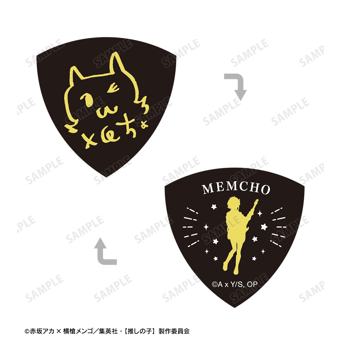 【推しの子】_FERNANDESコラボ 描き下ろし ロックバンドver. アイ&ルビー&有馬かな&MEMちょ ピックセット