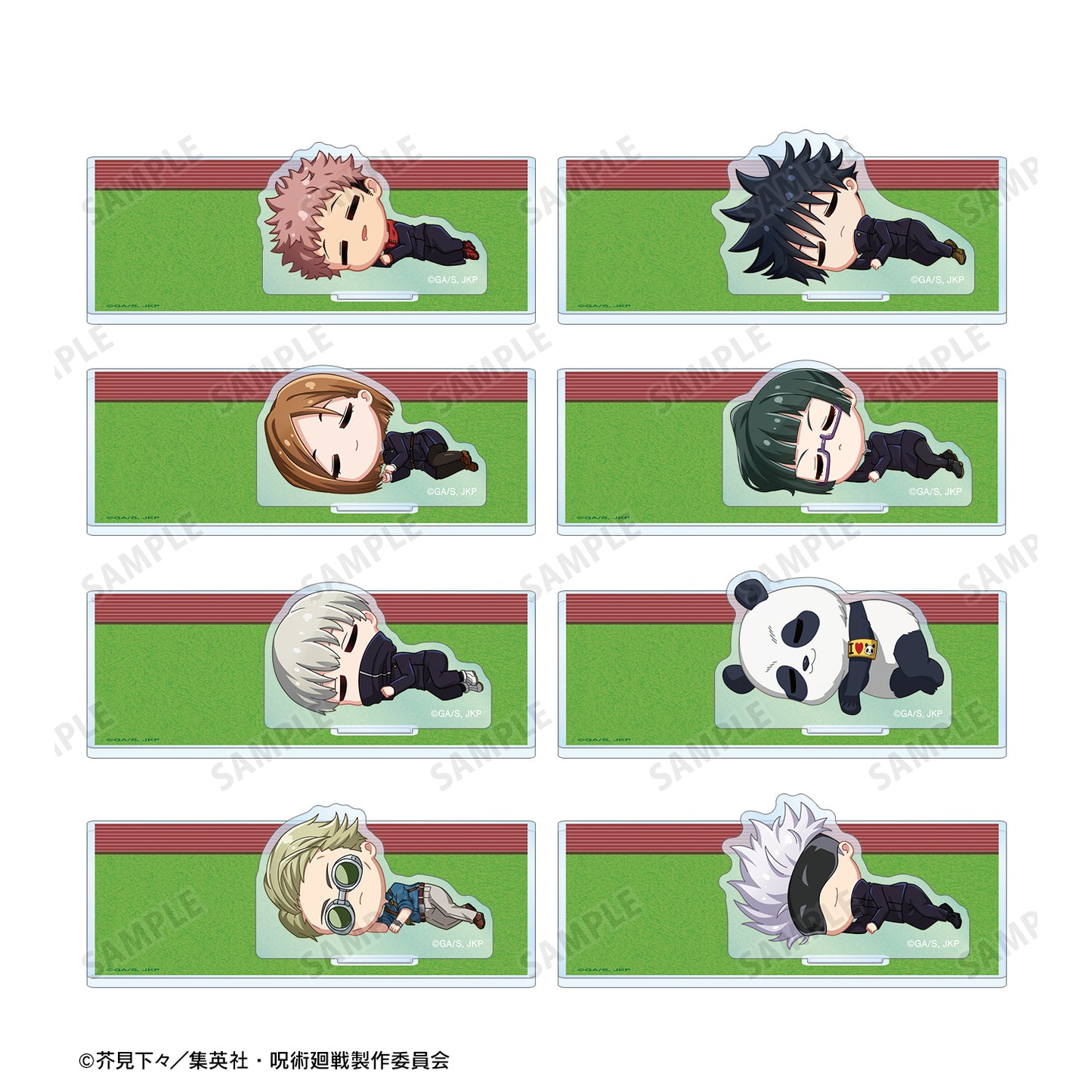 呪術廻戦_パンダ ちびころ アクリルスタンド付きコースター