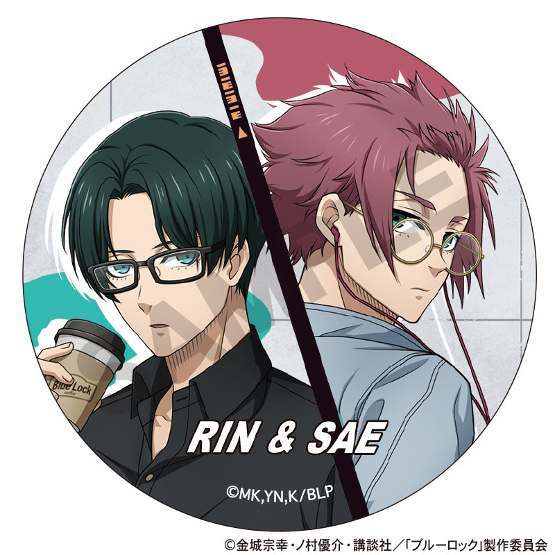 ブルーロック_トレーディング缶バッジ 休日メガネ 【コンプリートBOX】