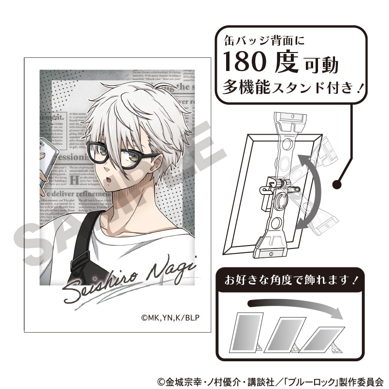 ブルーロック_フォトジェニ缶バッジ 凪誠士郎 休日メガネ