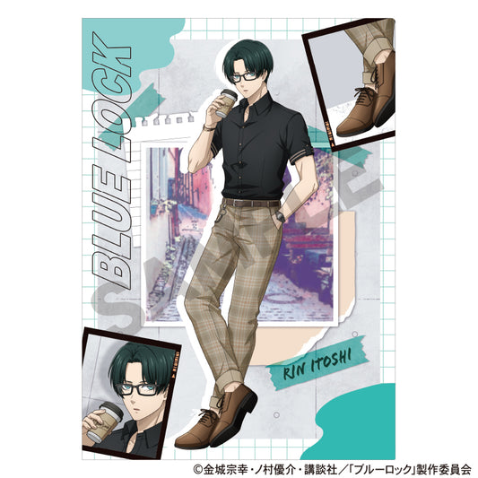 ブルーロック_シングルクリアファイル 糸師凛 休日メガネ