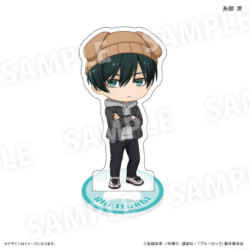 ブルーロック_ミニアクリルスタンド 耳ニットVer. 糸師 凛