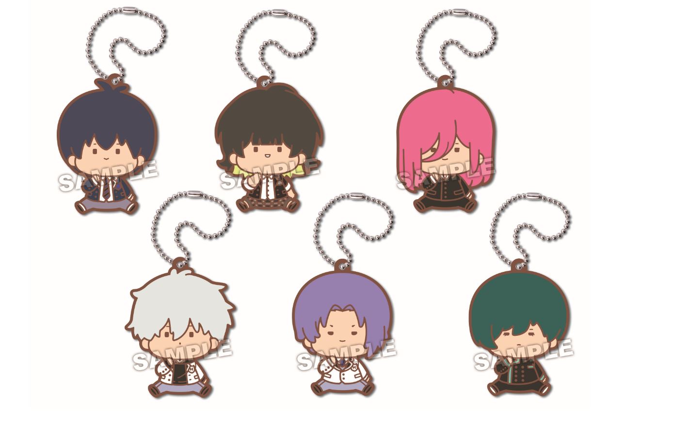 ブルーロック_ちゃびちゃび 制服 ラバーキーホルダー【BOX】