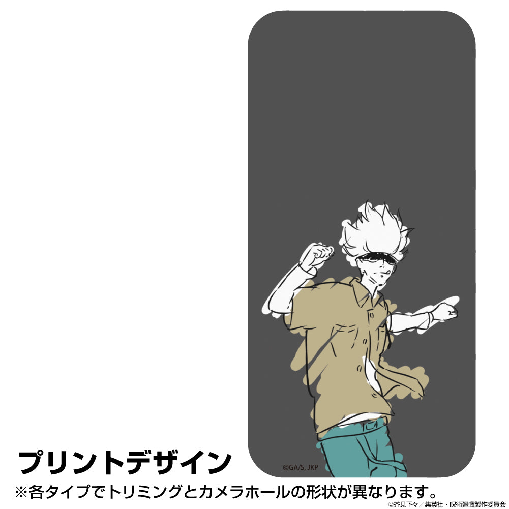 呪術廻戦_13・14共用_五条 悟 強化ガラスiPhoneケース