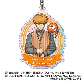 ブルーロック×サンリオキャラクターズ_アクリルキーホルダー オーロラTYPE 03 國神錬介×ウィアーダイナソアーズ!