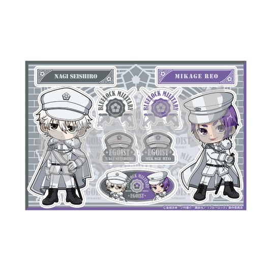 ブルーロック_ステッカー 凪 誠士郎&御影 玲王 MILITARY ver.
