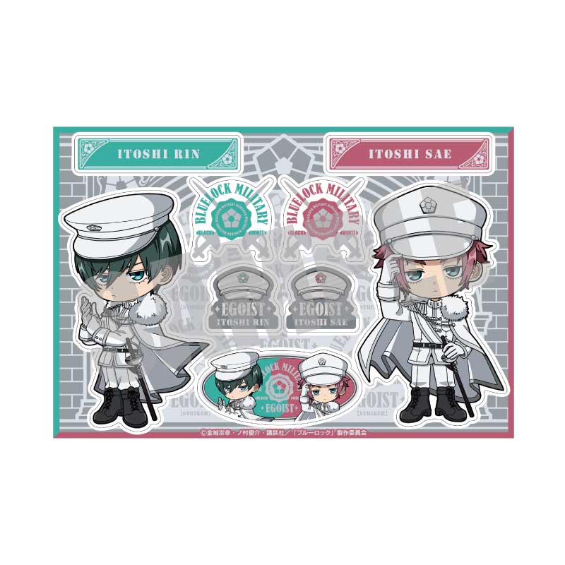 ブルーロック_ステッカー 糸師 凛&糸師 冴 MILITARY ver.