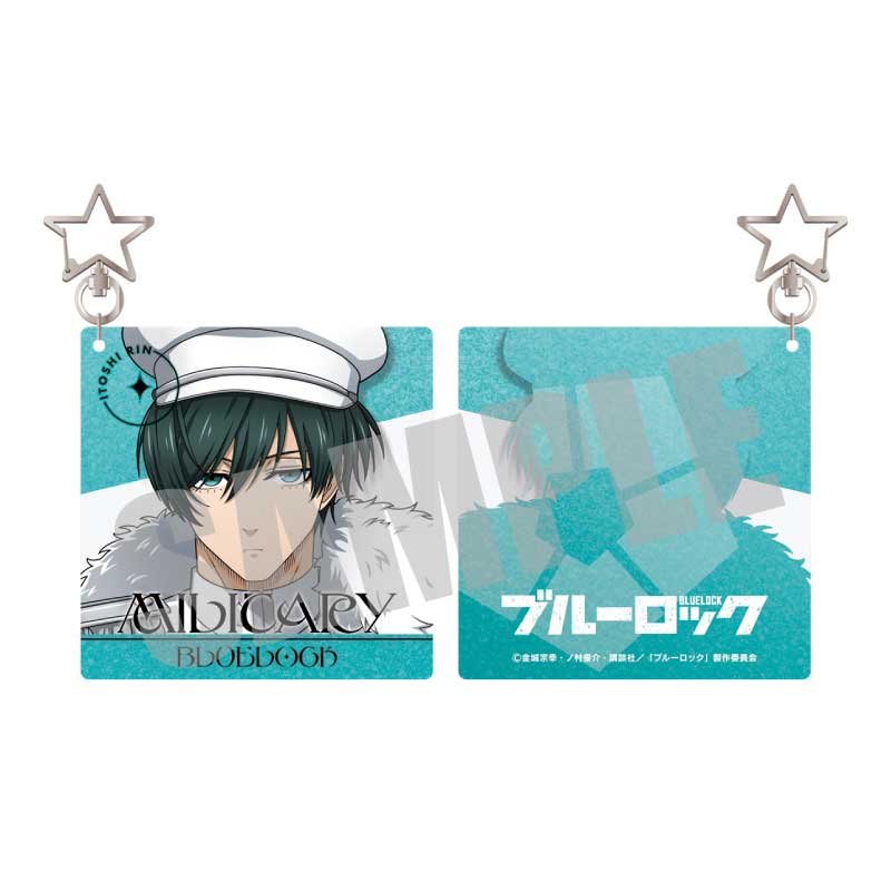 ブルーロック_アクリルキーホルダー 糸師 凛 Blue military ver.