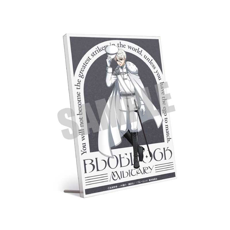 ブルーロック_アクリルアートボード 凪 誠士郎 Blue military ver.