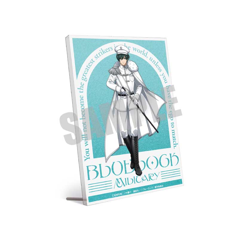 ブルーロック_アクリルアートボード 糸師 凛 Blue military ver.