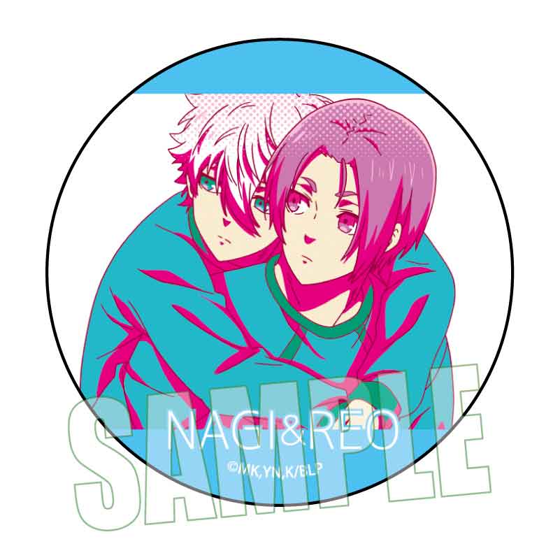 ブルーロック_POP-TONE 缶バッジ/凪 誠士郎&御影 玲王