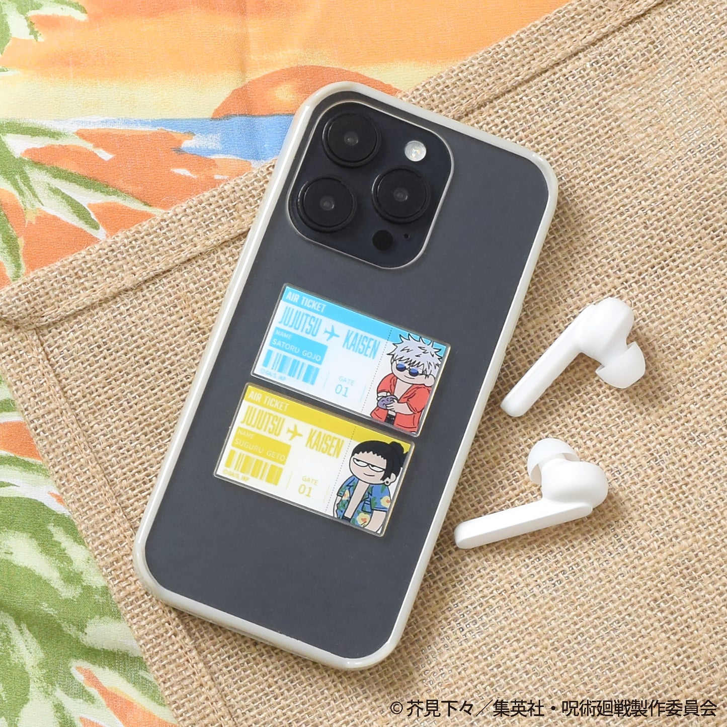 呪術廻戦_ジロリアクリルステッカー-めんそーれver.-(五条悟)