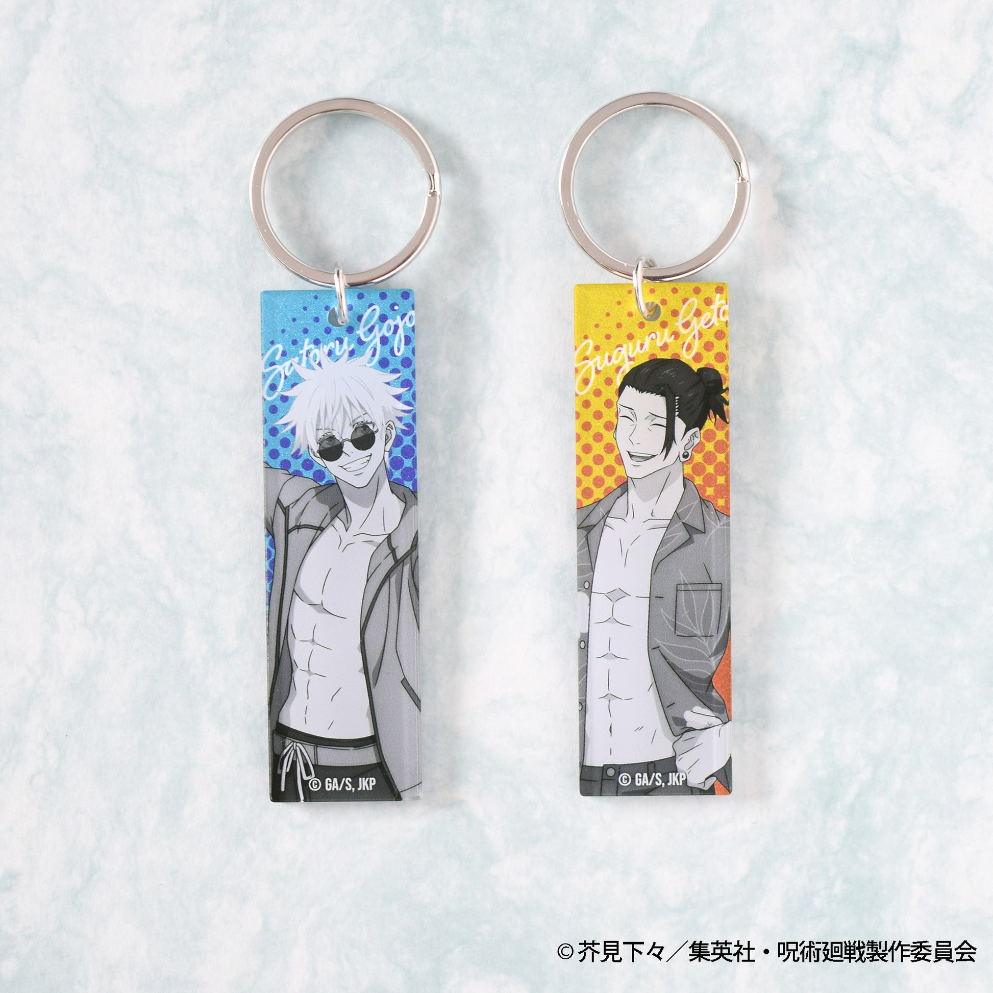 呪術廻戦_メタリックアクリルキーホルダー(夏油傑 めんそーれver.)