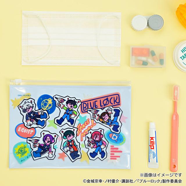 ブルーロック_水沢石鹸コラボ ガゼットスライダーポーチ(宇宙の船窓から)