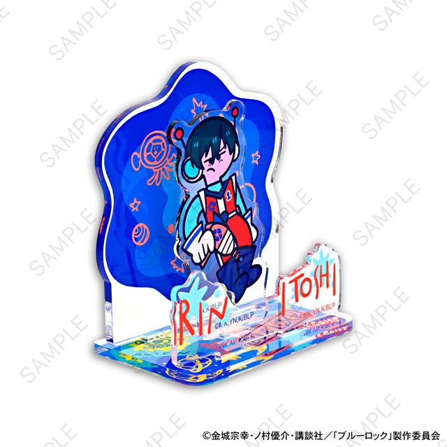 ブルーロック_水沢石鹸コラボ アクリルジオラマ(糸師凛)