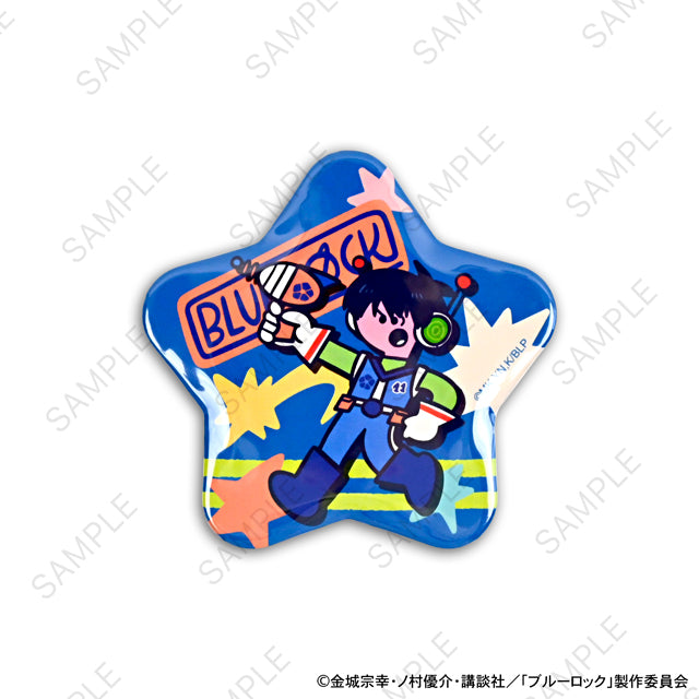 ブルーロック_水沢石鹸コラボ 星型缶バッジ(潔 世一)
