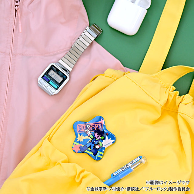 ブルーロック_水沢石鹸コラボ 星型缶バッジ(潔 世一)