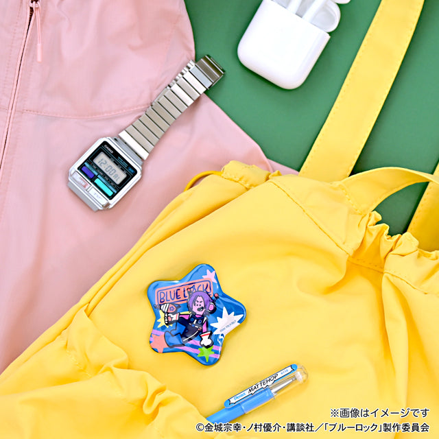 ブルーロック_水沢石鹸コラボ 星型缶バッジ(御影 玲王)