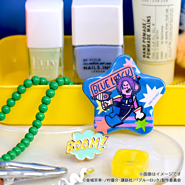 ブルーロック_水沢石鹸コラボ 星型缶バッジ(御影 玲王)