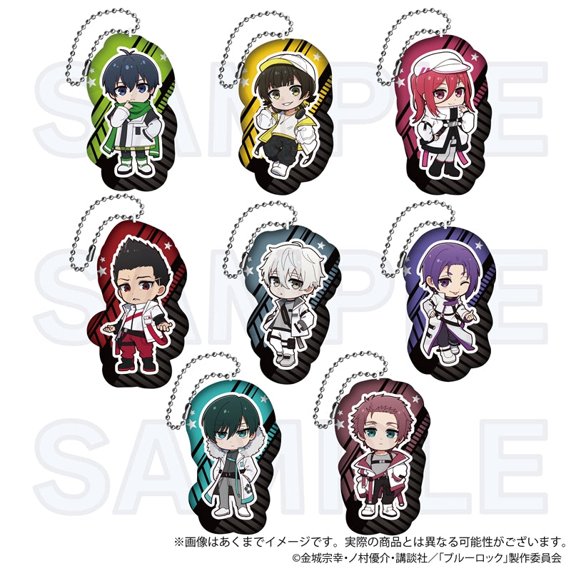 ブルーロック_ダイカットクッションキーホルダータクティカルver. 千切 豹馬