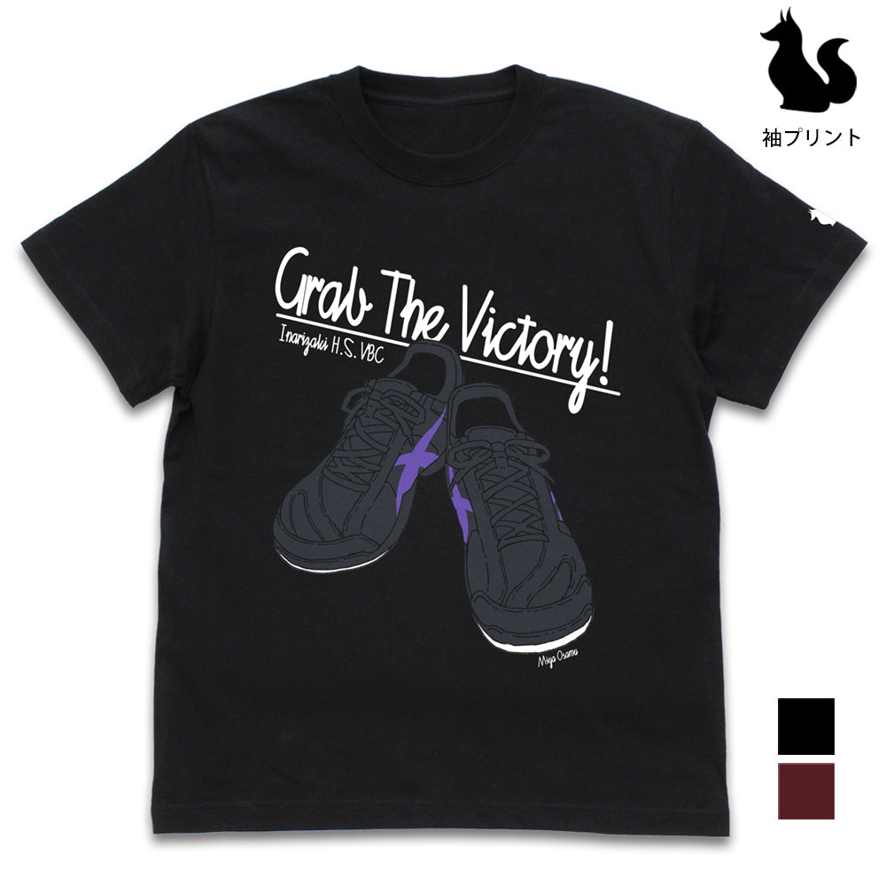 ハイキュー!! TO THE TOP_宮治シューズ Tシャツ/BLACK-