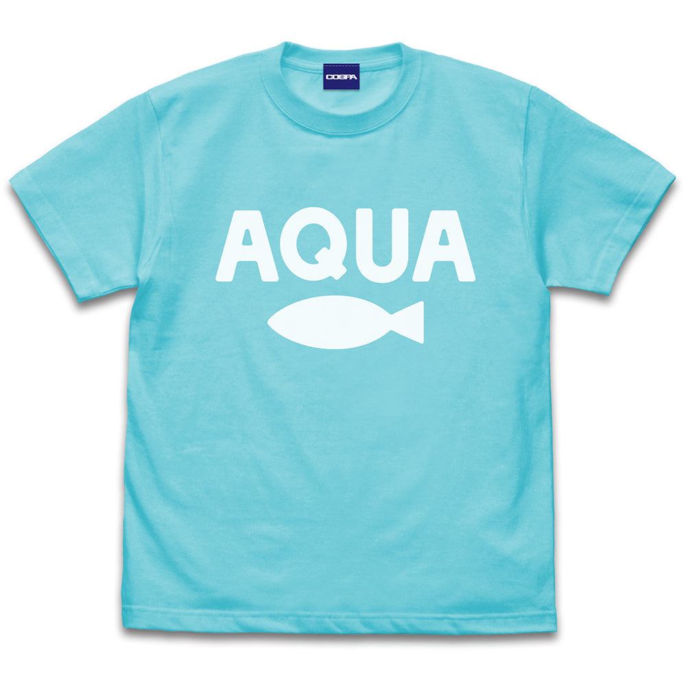 【推しの子】_AQUA Tシャツ/AQUA BLUE-