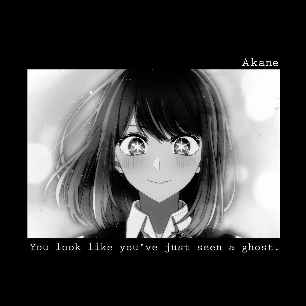 【推しの子】_黒川あかね フォトグラフィック Tシャツ/BLACK-